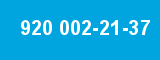 920 002-21-37
